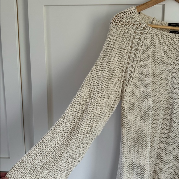 Knit Cotton and Linen Sweater - Picture 3 of 3